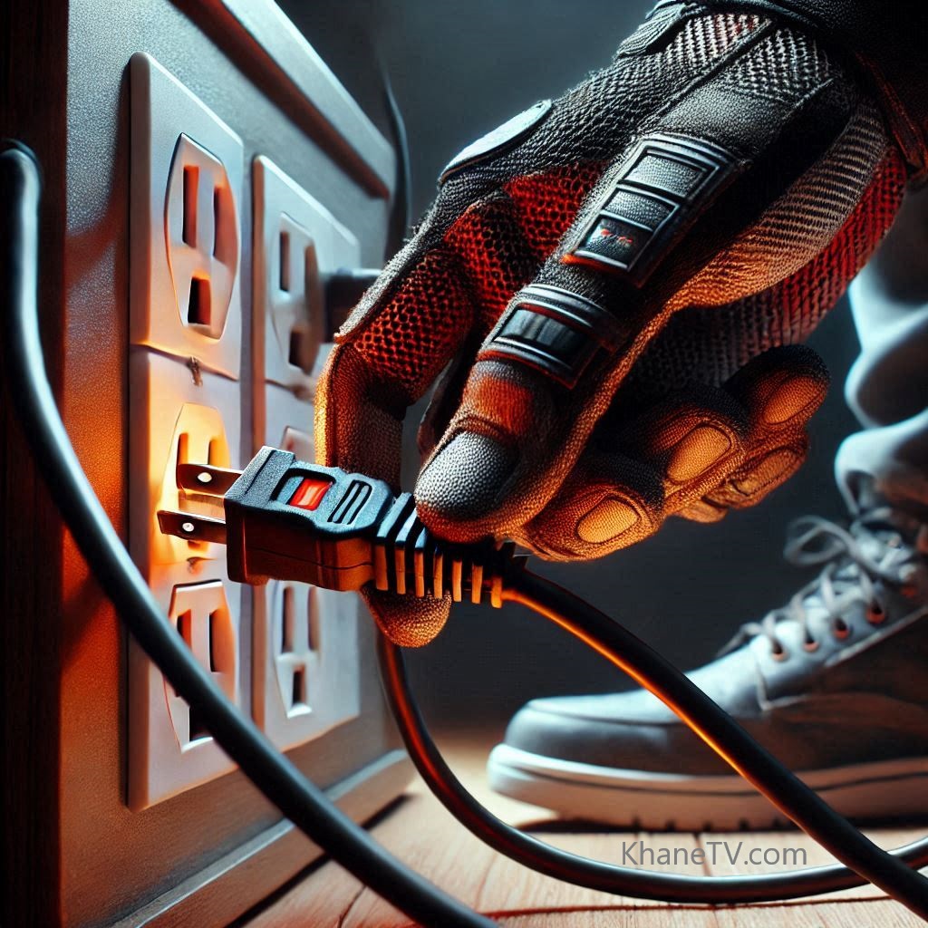 اتصال کابل برق تلویزیون